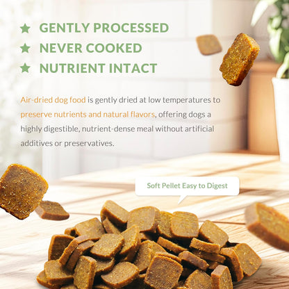 Herz limited ingredient veterinarian developed dog diet soft flake texture