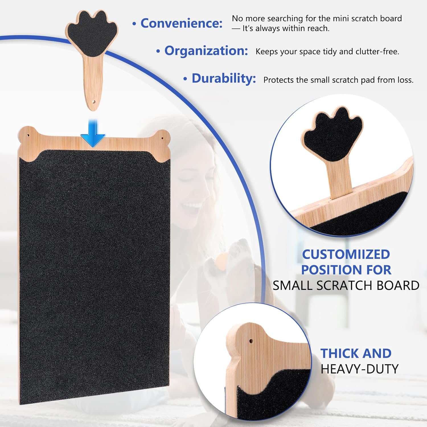 Wall-mounted configuration of FL Falatier scratch board