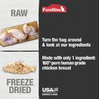 PureBites freeze dried raw chicken pieces for felines