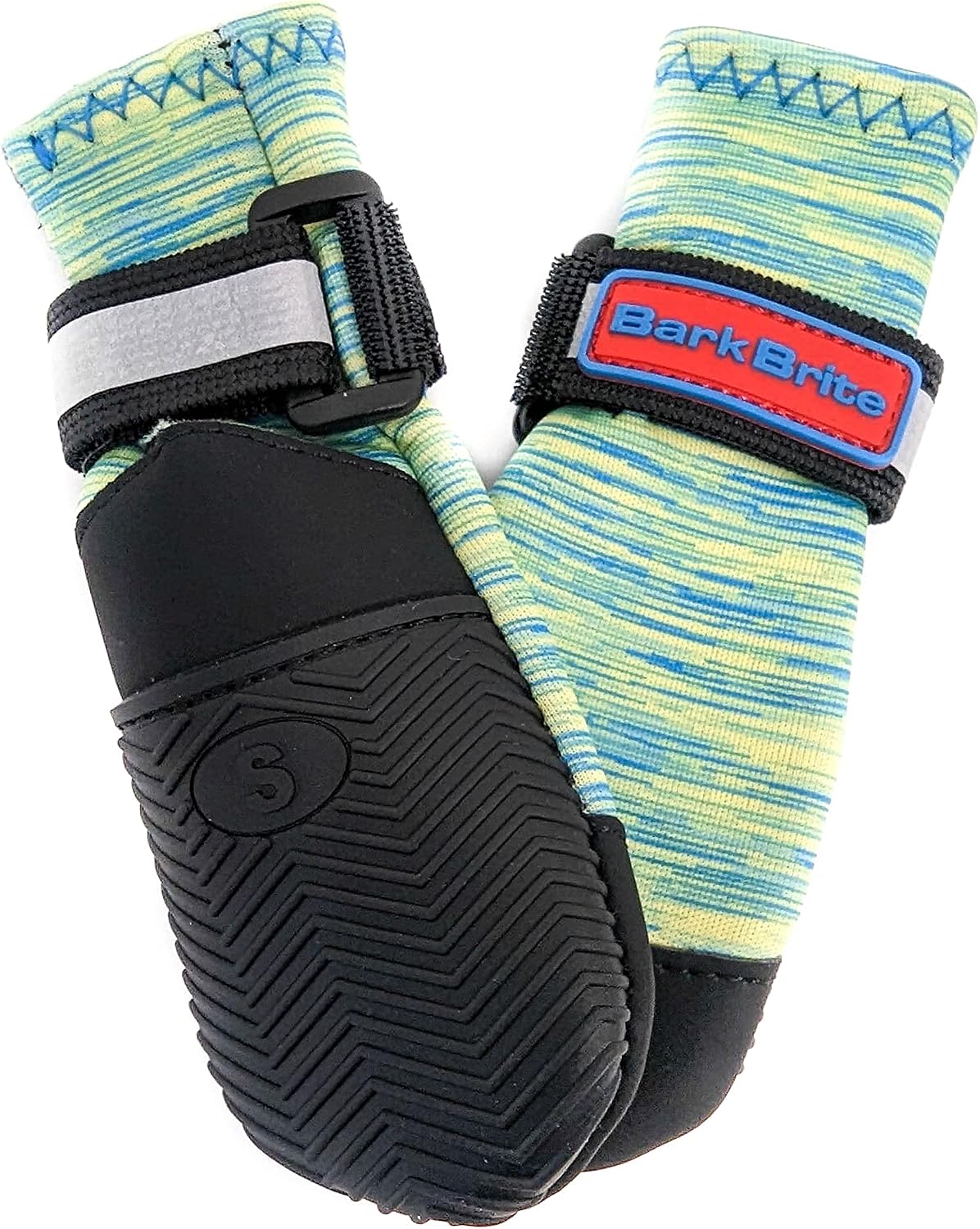All Weather Neoprene Paw Protector Dog Boots with Reflective Straps in 5 Sizes! (XXL (4.5x4.5 in.)) - Image 9