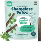 Shameless Pets Blueberry & Mint Dental Chews for Dogs, 8 Chews - Natural Dog Teeth Cleaning Treats with Fresh Breath Benefits | Grain-Free Dental Sticks for Small, Medium & Large Dogs - Image 11