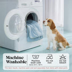 Grey 40x50 inches pet mat package view with brand tag