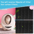 High density activated carbon filters for multi cat households