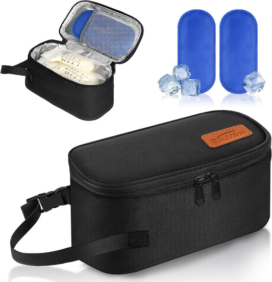 ZDJYCH breast milk cooler travel bag front view