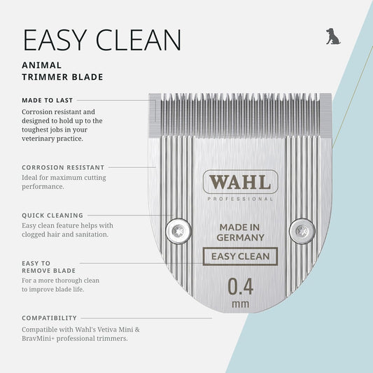 Wahl dog and cat grooming clipper replacement blade showing precision steel teeth.