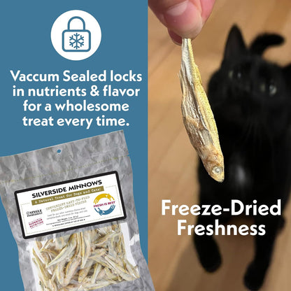 Fresh Is Best freeze dried whole minnow pet treats nutritional information