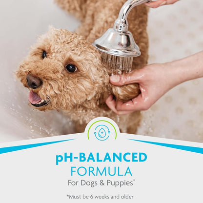 Sulfate and paraben free dog shampoo with keratin and collagen