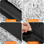 Removable zippered cover being separated from the thermal insert