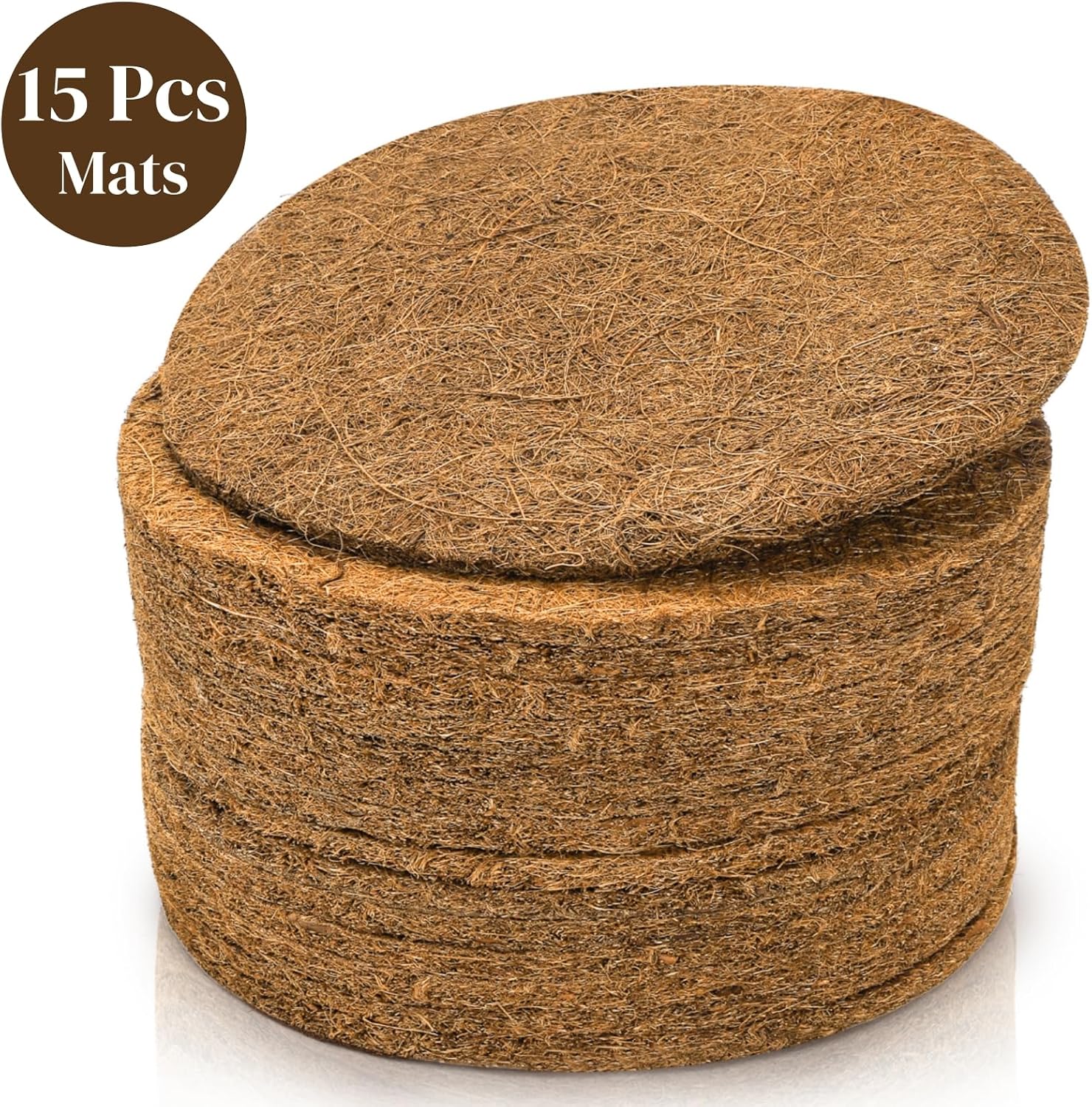Clean coconut fiber texture of Eorbow breeding accessories