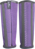 Equestrian fly protection leg covers highlighting the breathable 1000 Denier mesh weave.
