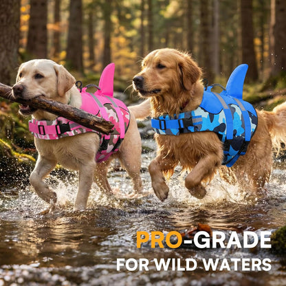 Queenmore premium ripstop dog vest showing metal D ring leash attachment