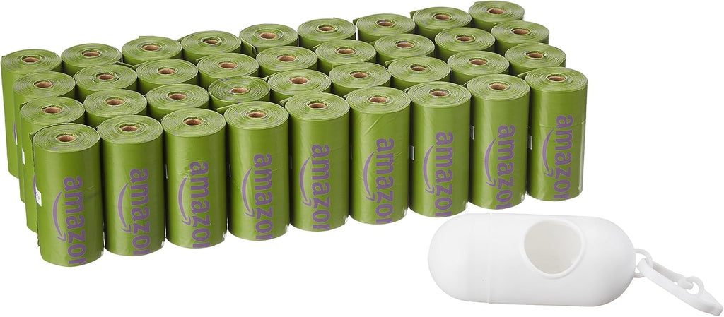 Amazon Basics Premium Leak Proof Dog Poop Bags with Dispenser and Leash Clip, Unscented, 13" x 9", 540 Count (36 Rolls of 15) - Image 12