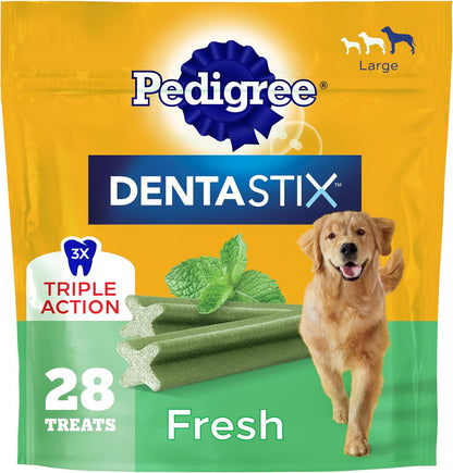Pedigree Dentastix Large Dog Treats, Original, Beef & Fresh, 2.73 lb. Variety Pack (51 Treats Total) - Image 14