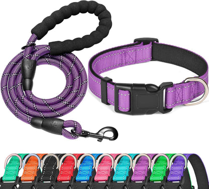 Adjustable nylon webbing detail of Ladoogo dog collar