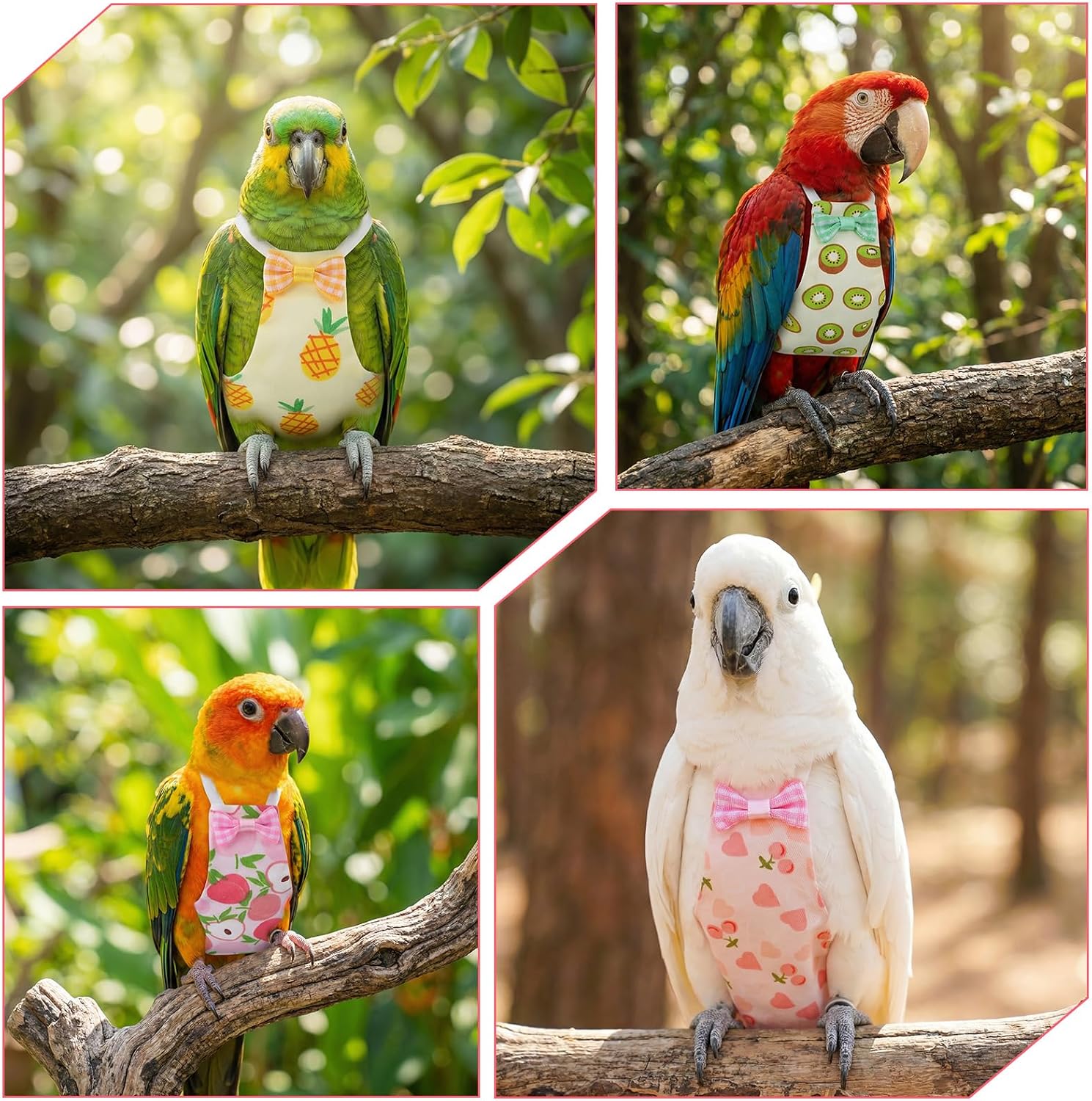 HJZHII travel essential bird apparel pack side profile view