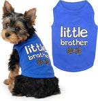Parisian Pet Dog Shirt - 100% Cotton Shirts for Medium Dogs - Pink Sleeveless Puppy Clothes - Lightweight and Breathable Dog Apparel - Girl Big Sister Dogs Clothes - Stretchy Pet T Shirts - Image 11