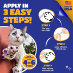 Soft Claws genuine USA sourced pet grooming product packaging