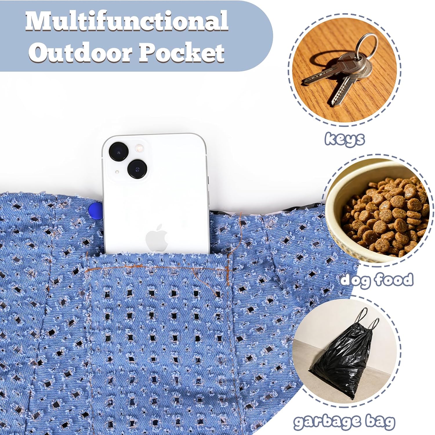 Adjustable shoulder strap detail on cat and dog carrier