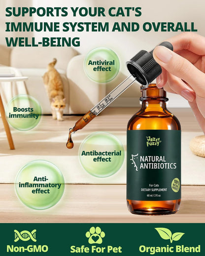 Petrivium L-Lysine and Taurine cat wellness drops being added to pet food