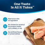 Nutritional information on Blue Buffalo cat food packaging