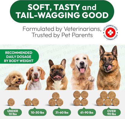Yuma'S Petsology dog hip and joint support benefits chart