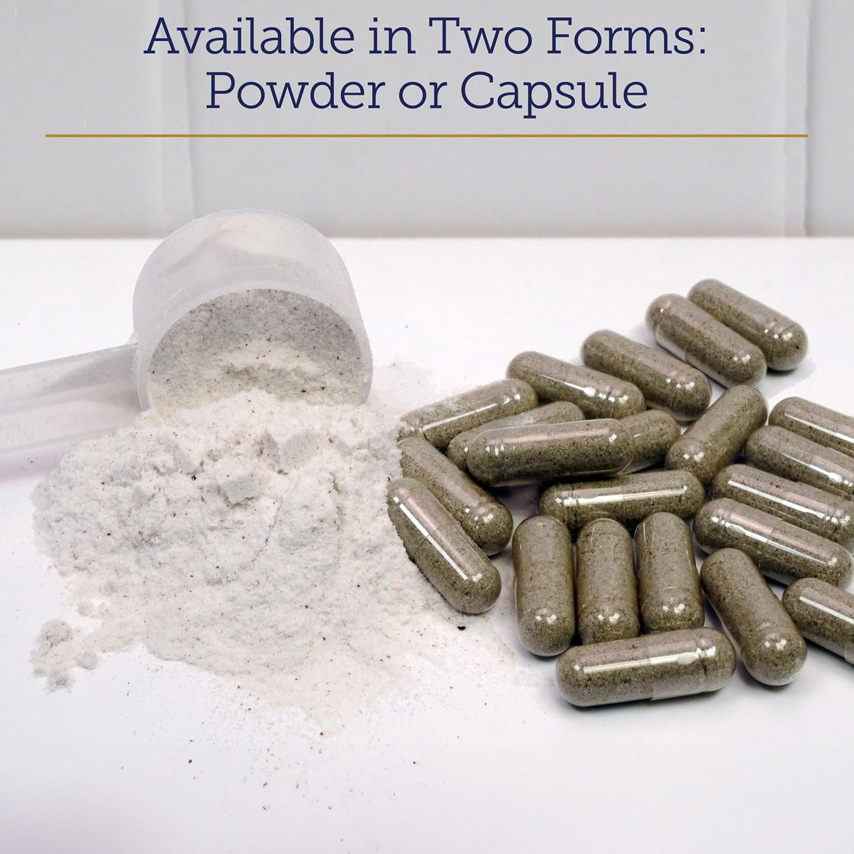 Close up view of Rx Vitamins MegaFlex supplement bottle