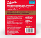 Hartz Delectables seafood variety pack branding and 1.4 Ounce label