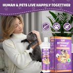Two pack non toxic feline deterrent bottle showing clear cap spray mechanism