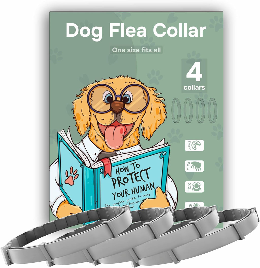 Cabins Flea and Tick Prevention Dog Collar 4 Pack Front View