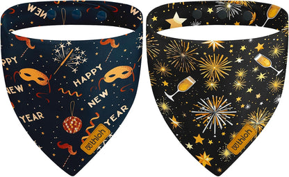 4th of July Dog Bandanas with Snap Button, 2 Pack American Flag Pet Scarf for Boy & Girl, Premium Durable Fabric, Adjustable Fit, Patriotic Bandana for Medium and Large Dogs (Large) - Image 12