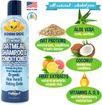 Dog enjoying a bath with Bodhi Dog hypoallergenic shampoo