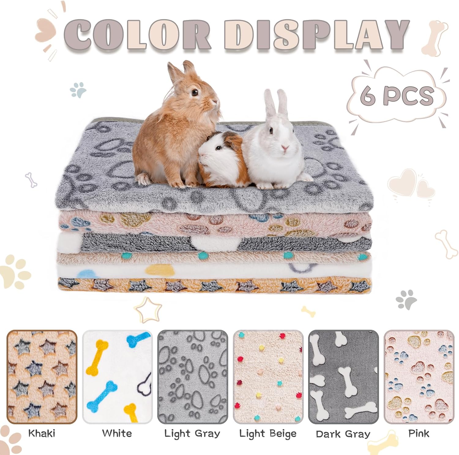 Waterproof backing detail on washable small animal cage mat