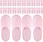 Panitay 20 pairs reusable spa slippers front view for home