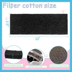 Pre cut pet hygiene carbon filters installation demonstration