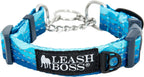 Leash Boss Martingale Collar for Dogs - Steel Chain | Reflective Nylon Dog Collar for Large Dogs, Medium and Small Dogs | No Pull Pet Training Collar Small - Image 10
