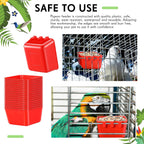 Hanging food and water bowl for pigeons and parrots