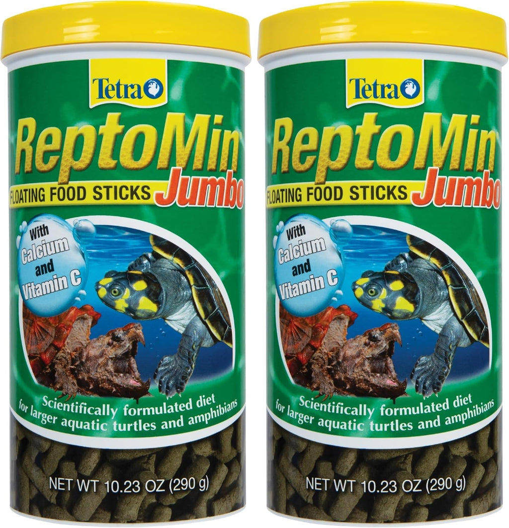Tetra ReptoMin 10.23 Ounces container ready for feeding