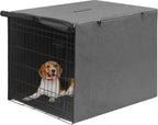 Deblue Small Dog Crate Cover Indoor, Double Door Durable Polyester Pet Kennel Cover for Small Wire Crate - (24 inches, Black) - Image 12