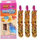 Vitapol Smakers 3-in-1 Treat Sticks for Parakeets, Egg Honey Fruit, 3 Pk - Image 1