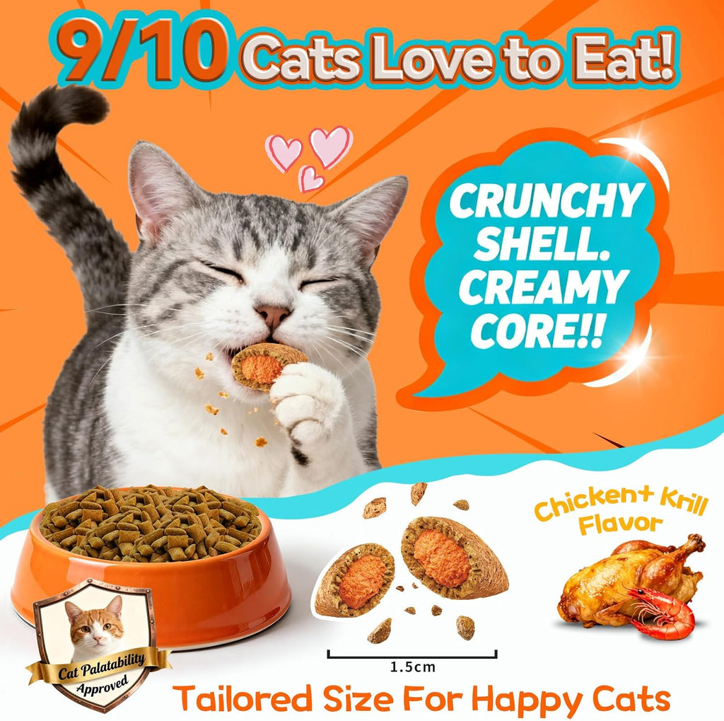 Wagmee calming treats with melatonin and chamomile showing product benefits for cat travel