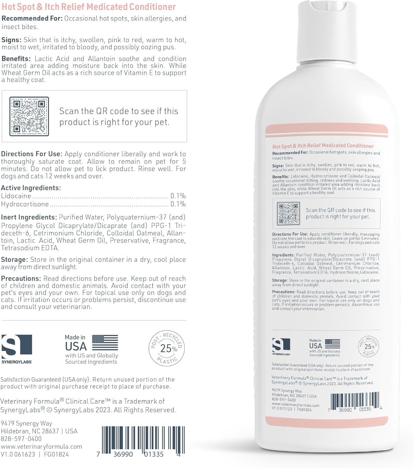 Veterinary Formula Clinical Care medicated skin lotion lifestyle view