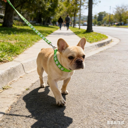 Adjustable metal buckle detail on HimyBB small pet collar