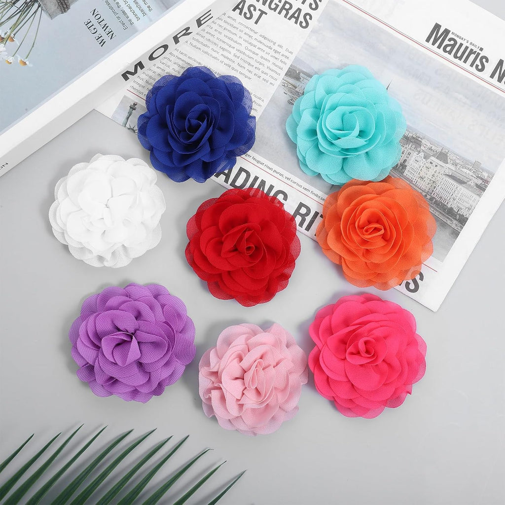 8 Pcs Flower Collar for Dogs 3 inch Colorful Cat Puppy Charms Pet Flower Collars Soft Dog Tie for Dogs Grooming Charms Accessories - Image 7