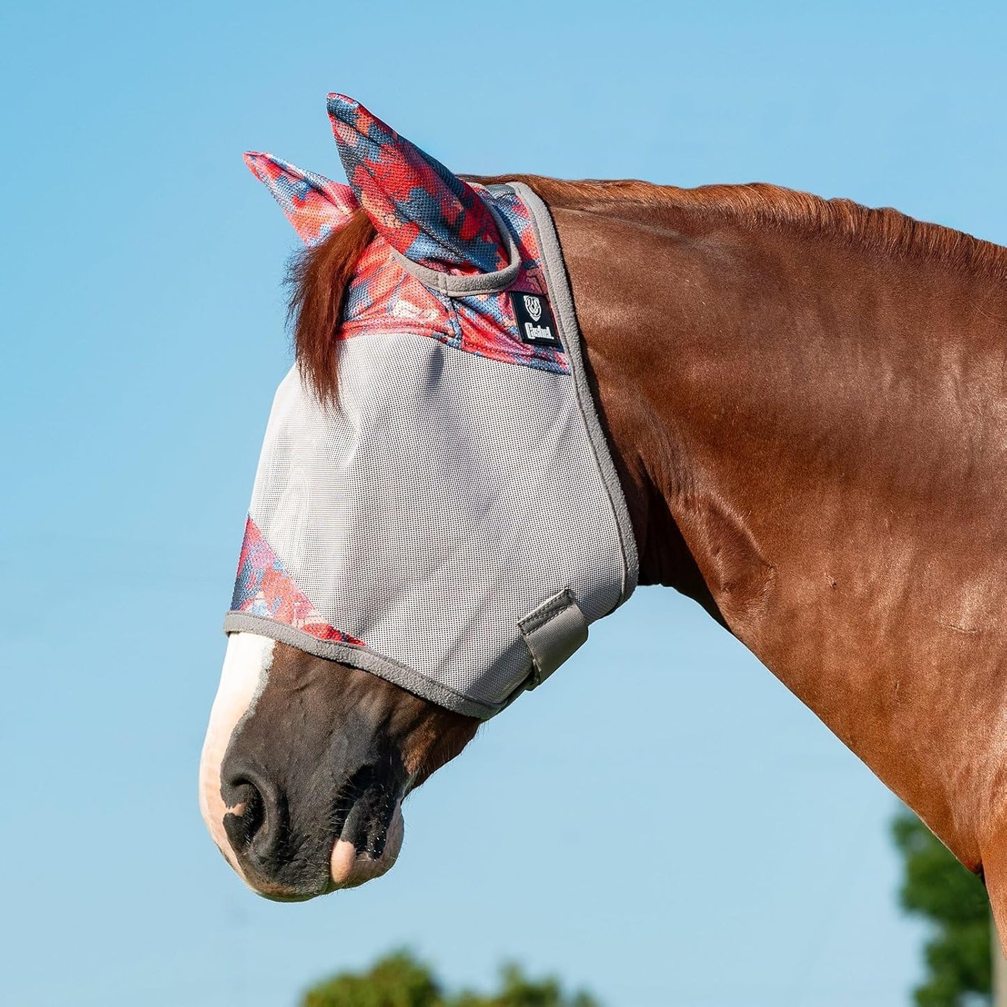 Cashel Crusader Fly Mask, Long Nose with Ears - Image 11