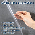 Easy to apply transparent furniture protection sheets for pet owners