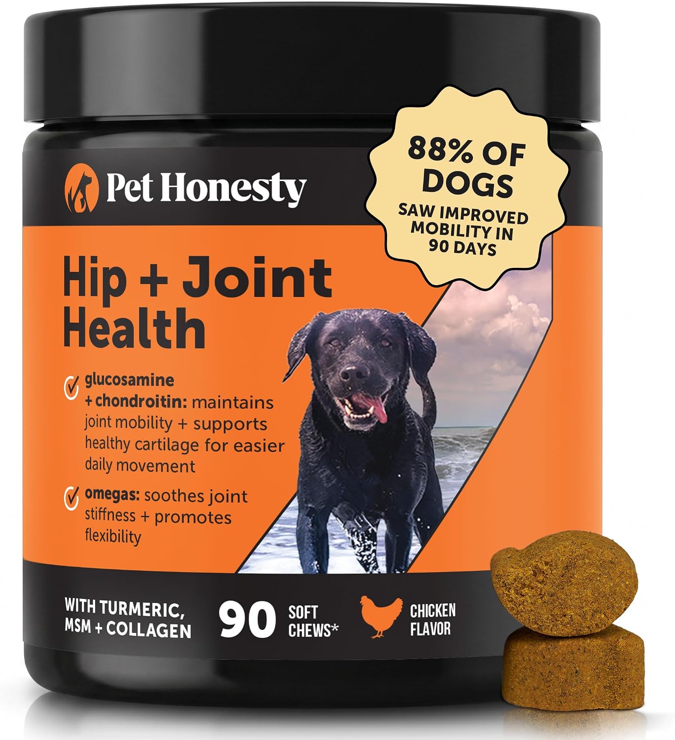 Senior Cat Joint Supplement Crunchy Creamy Hip + Joint for Cats - Ease Mobility Stiffness with Glucosamine Chondroitin, Green Lipped Mussel, Flexibility + Joint Support Chews (30-Day Supply) - Image 12