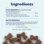 Dog behavioral support supplement 120 count packaging