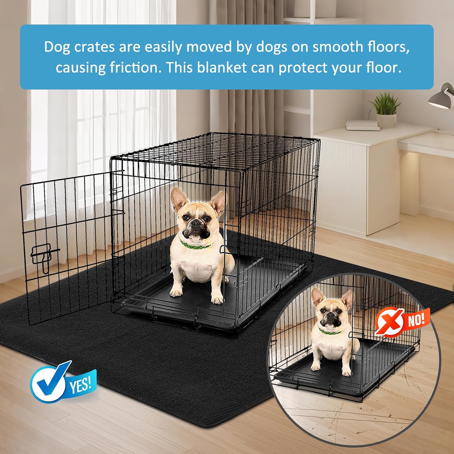 Srhbyjbfsir pet mat being trimmed with scissors for custom fit