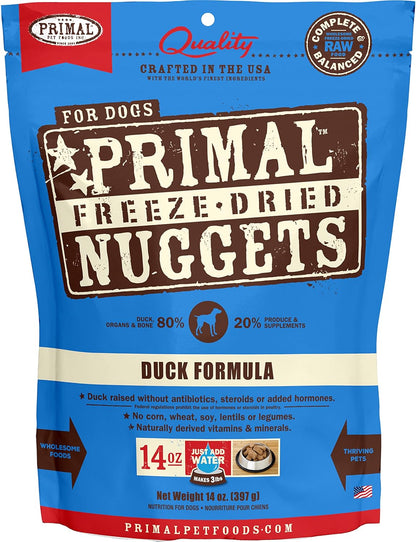Primal Freeze Dried Dog Food Nuggets, Chicken; Complete Balanced Meal, Topper or Treat; Premium, Healthy, Grain Free, High Protein Raw Dog Food, 14 oz - Image 12