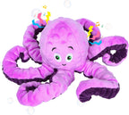 BUYPOW Funny Plush Dog Chew Toys, Squeaky Dog Toys, Interactive Tug of War Puppy Toys, Stuffed Dog Toys for Small, Medium and Large Dogs - Monkey - Image 11